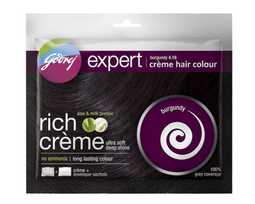Godrej expert creme burgundy hair color - 20 gm (0.7 oz)