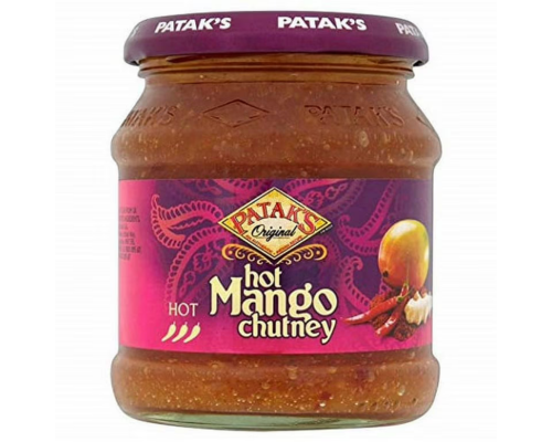 Patak s original hot mango chutney  12 oz