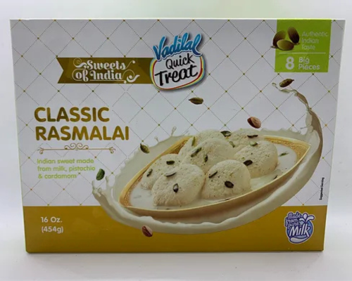 Vadilal premium classic rasmalai 16oz