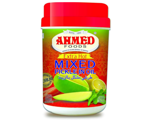 Ahmed foods pickle in oil | vegan | (extra hot mixed pickle)