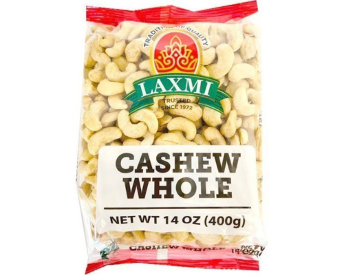 Laxmi all-natural gourmet whole cashews, 14oz