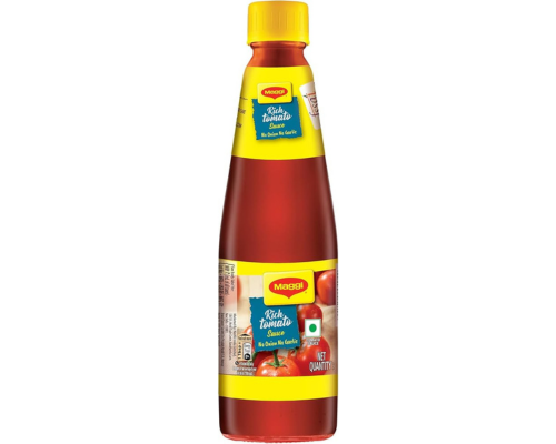 Nestle maggi rich tomato sauce, ketchup, no onion no garlic, 500 grams - 17.6 oz bottle - vegetarian