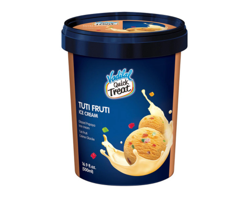 Vadilal tuti fruti ice cream 500 ml