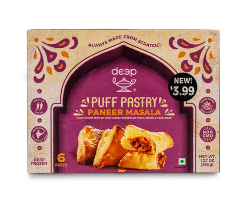 Deep puff pastry (paneer masala)