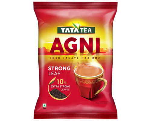 Tata tea agni 10% extra strong leaves  special blend tea - 1 kg (3.3oz)