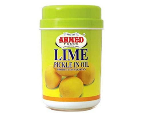 Lime pickle in oil