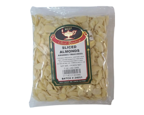Almonds sliced blanched 200 gm