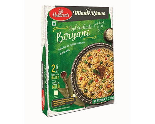 Haldiram s ready to eat hyderabadi biryani - 200 grams (7.06 oz)