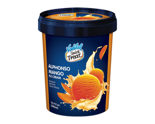 Vadilal alphonso mango ice cream 500ml
