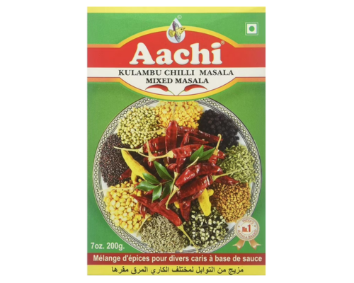 Aachi kulambu chilly mixed masala - 200 grams (7oz)