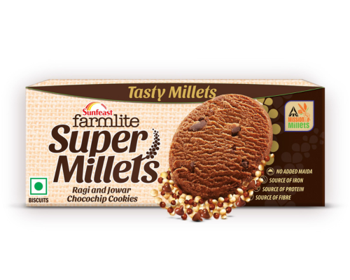 Sunfeast super millets chocochipcookies 75 gm