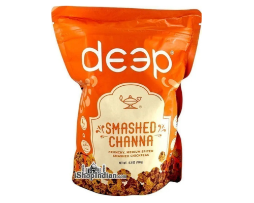 Deep smashed channa