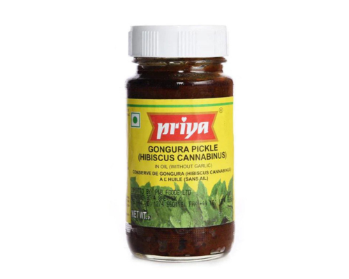 Priya gongura onion pickle with garlic - 300 gm (10.58 oz)